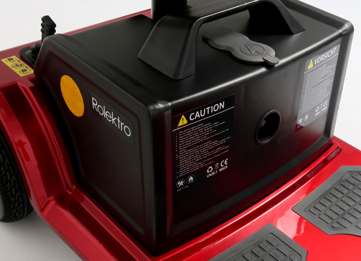 Elektromobile -  3-Rad-Roller von Rolektro, in Farbe ROT Ansicht 15