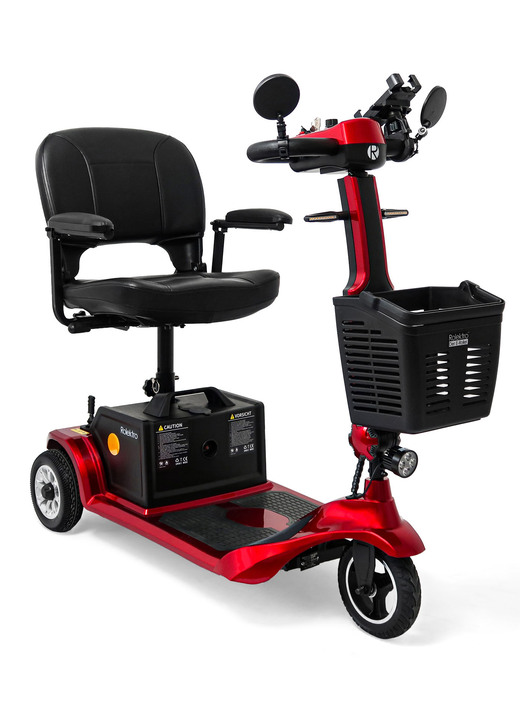 Elektromobile -  3-Rad-Roller von Rolektro, in Farbe ROT Ansicht 1