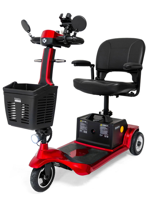 Elektromobile -  3-Rad-Roller von Rolektro, in Farbe ROT Ansicht 2
