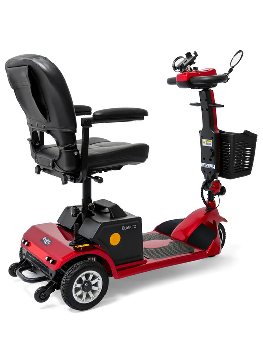 Elektromobile -  3-Rad-Roller von Rolektro, in Farbe ROT Ansicht 3