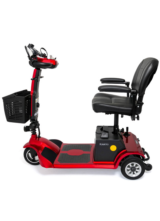 Elektromobile -  3-Rad-Roller von Rolektro, in Farbe ROT Ansicht 4