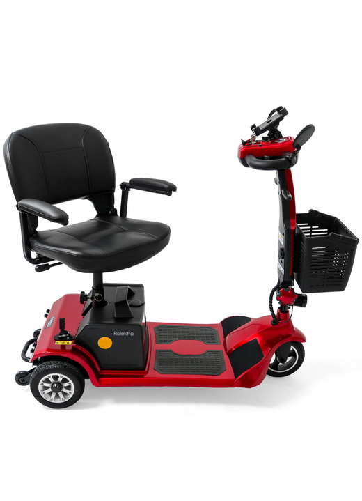 Elektromobile -  3-Rad-Roller von Rolektro, in Farbe ROT Ansicht 5