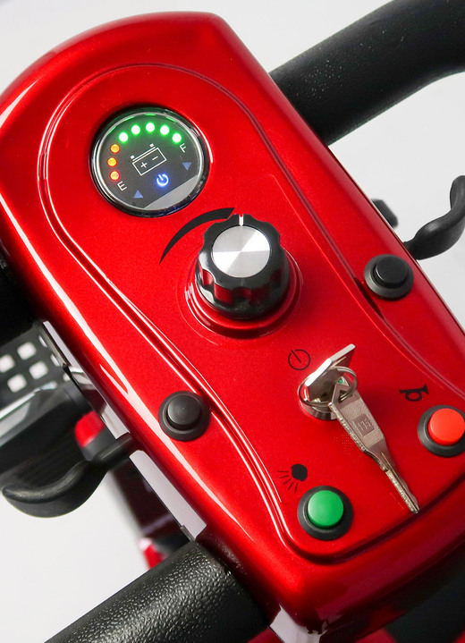 Elektromobile -  3-Rad-Roller von Rolektro, in Farbe ROT Ansicht 8