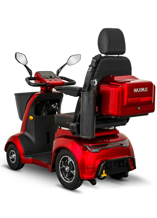 Elektromobile - 4-Rad-Roller - Entspannt durch den Alltag, in Farbe ROT Ansicht 4