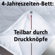 Bettwaren - Bettwarenprogramm von fan aus hochwertigen Materialien – Farbe WEISS – Ansicht 4 Bettwaren - Bettwarenprogramm von fan aus hochwertigen Materialien, in Größe 103 (Decke, 135/200 cm) bis 110 (Decke, 155/220 cm), in Farbe WEISS, in Ausführung Leicht-Steppbett – Farbe WEISS – Ansicht 4