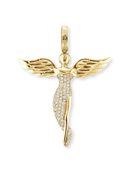 Anhänger - Engelsrufer Engelanhänger mit Zirkonia, in Farbe  Ansicht 2