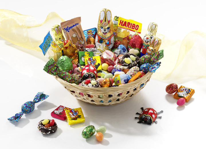 Ostern - Prall gefüllter Osterkorb für Kinder, in Farbe  Ansicht 1