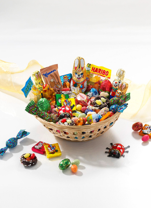 - Prall gefüllter Osterkorb für Kinder, in Farbe  Ansicht 2