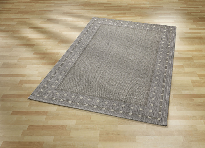 Teppiche - Strapazierfähige Brücken und Teppiche, in Größe 112 (Brücke, 60x110 cm) bis 288 (Teppich, 240x340 cm), in Farbe HELLGRAU Ansicht 1