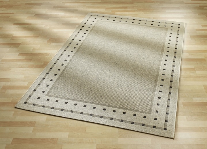 Teppiche - Strapazierfähige Brücken und Teppiche, in Größe 112 (Brücke, 60x110 cm) bis 288 (Teppich, 240x340 cm), in Farbe HELLGRAU Ansicht 4