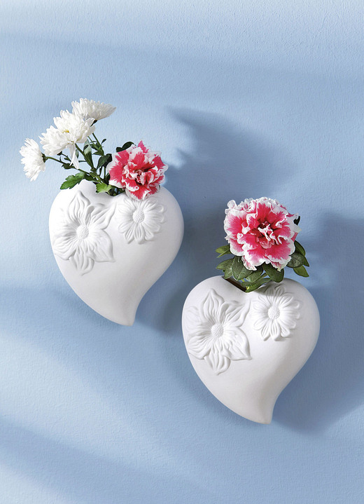 Wohnaccessoires - Luftbefeuchter-Set aus Porzellan, in Farbe WEISS Ansicht 2