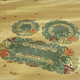 Heimtextilien - Tisch- und Raumdekoration mit Herbstlaub-Stickereien, in Größe 101 (Läufer oval, 30x 70 cm) bis 404 (Kissenhülle, 40x 40 cm), in Farbe GRÜN