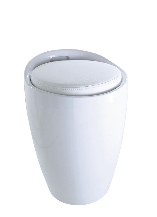 Badezimmeraccessoires - Sitzhocker mit Stauraum Ansicht 6 Badezimmeraccessoires - Sitzhocker mit Stauraum, in Farbe PETROLBLAU Ansicht 6