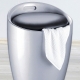 Badezimmeraccessoires - Sitzhocker mit Stauraum – Farbe SILBER Badezimmeraccessoires - Sitzhocker mit Stauraum, in Farbe PETROLBLAU