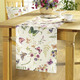 Heimtextilien - Frühlingshaft bedruckte Tisch- und Raumdekoration – Farbe CREMÉ/BUNT Heimtextilien - Frühlingshaft bedruckte Tisch- und Raumdekoration, in Größe 146 (Läufer, 40x140 cm) bis 450 (Stuhlkissen, 42x 42 cm), in Farbe CREMÉ/BUNT