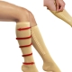 Strümpfe & Strumpfhosen - Zip Sox Kompressionsstrümpfe mit Reißverschluss, in Größe 1 (36–40) bis 2 (41–44), in Farbe BEIGE – Farbe BEIGE – Ansicht 1
