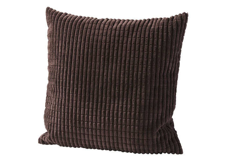 Dekokissen & Hüllen - Kissenbezüge oder Stuhlkissen in verschiedenen Farben, in Größe 905 (Kissenbezug, 40x40 cm) bis 915 (Stuhlkissen, 42x42x6 cm), in Farbe BORDEAUX Ansicht 4