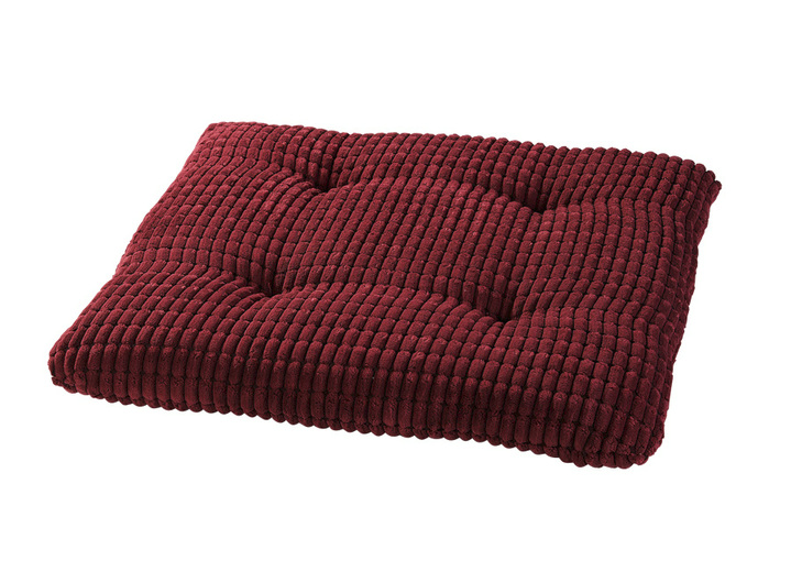 Dekokissen & Hüllen - Kissenbezüge oder Stuhlkissen in verschiedenen Farben, in Größe 905 (Kissenbezug, 40x40 cm) bis 915 (Stuhlkissen, 42x42x6 cm), in Farbe BORDEAUX Ansicht 10