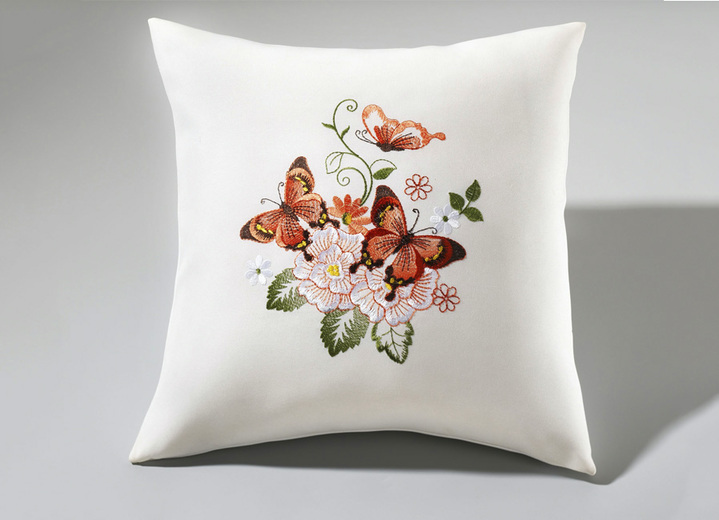 Heimtextilien - Elegant gestaltete Tisch- und Raumdekoration, in Größe 100 (Deckchen, 30x 45 cm) bis 404 (Kissenbezug, 40x 40 cm), in Farbe ROT Ansicht 5