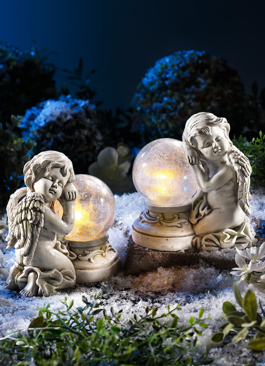 Garten - Solarleuchte Engel, 2er-Set, in Farbe WEISS Ansicht 1