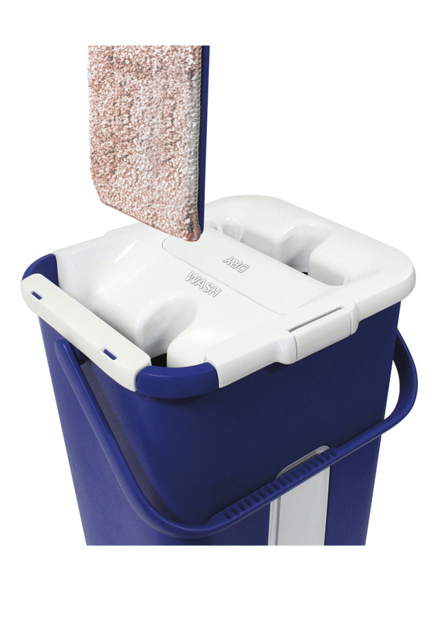 Reinigungsgeräte - Bodenwisch-System mit integrierter Auswringfunktion von livington Ansicht 3 Reinigungsgeräte - Bodenwisch-System mit integrierter Auswringfunktion von livington, in Farbe BLAU, in Ausführung Bodenwisch-System Ansicht 3