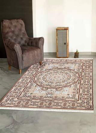 SALE - Besonders flache Brücken und Teppiche, in Größe 102 (Brücke, 60x115 cm) bis 249 (Teppich,160x230 cm), in Farbe BEIGE – Farbe BEIGE – Ansicht 