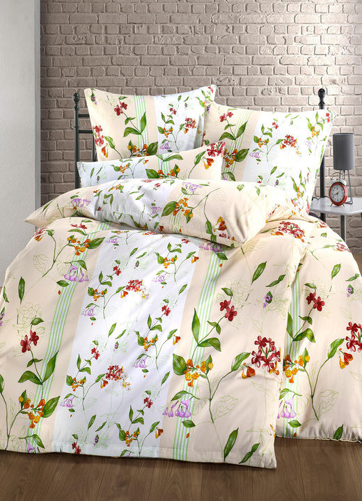 Bettwäschegarnituren - Satin Bettwäsche-Garnitur von Mesana, in Größe 111 (40/80 cm + 135/200 cm) bis 115 (80/80 cm + 155/220 cm), in Farbe ROSA Ansicht 3