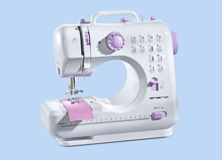 Nähmaschinen - Freiarm-Nähmaschine Ansicht 2 Nähmaschinen - Freiarm-Nähmaschine, in Farbe WEISS Ansicht 2