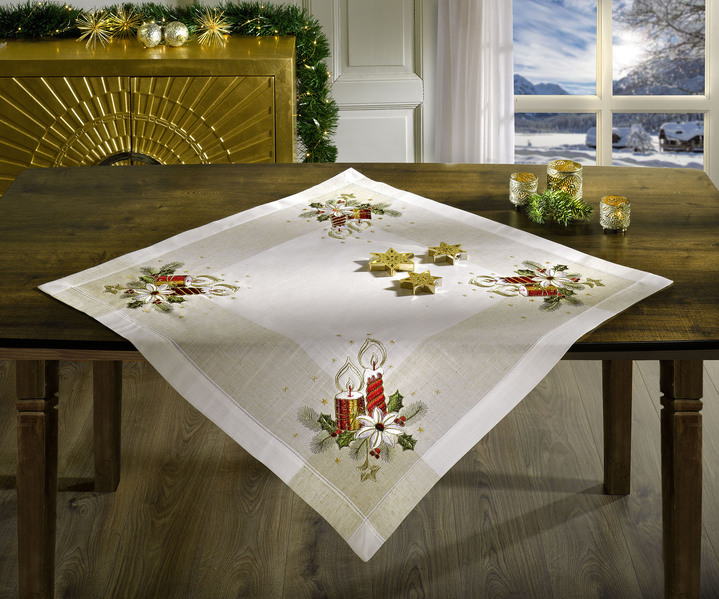 Heimtextilien - Tisch- und Raumdekoration in feiner Qualität, in Größe 101 (Deckchen 35x50 cm) bis 404 (Kissenbezug 40x40 cm), in Farbe  Ansicht 3