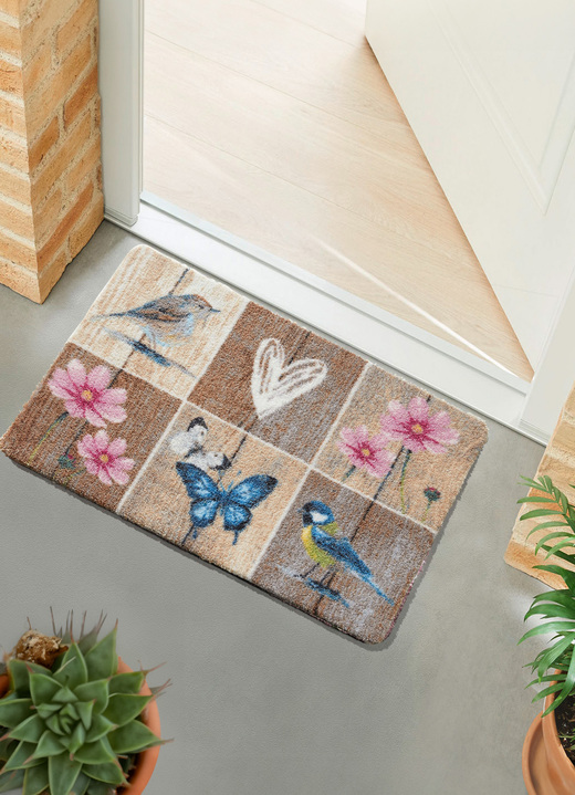 Heimtextilien - Fußmatte für Fußbodenheizung geeignet, in Größe 100 (40x60 cm) bis 103 (50x70 cm), in Farbe MULTICOLOR Ansicht 1