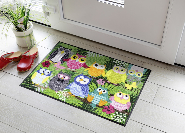Fußmatten - Fußmatte mit Eulen-Motiv, in Farbe BUNT Ansicht 3