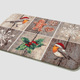 Fußmatten - Fußmatte Patchwork mit rutschhemmender Latex-Rückseite – Farbe MULTICOLOR Fußmatten - Fußmatte Patchwork mit rutschhemmender Latex-Rückseite, in Größe 100 (40x60 cm) bis 103 (50x70 cm), in Farbe MULTICOLOR