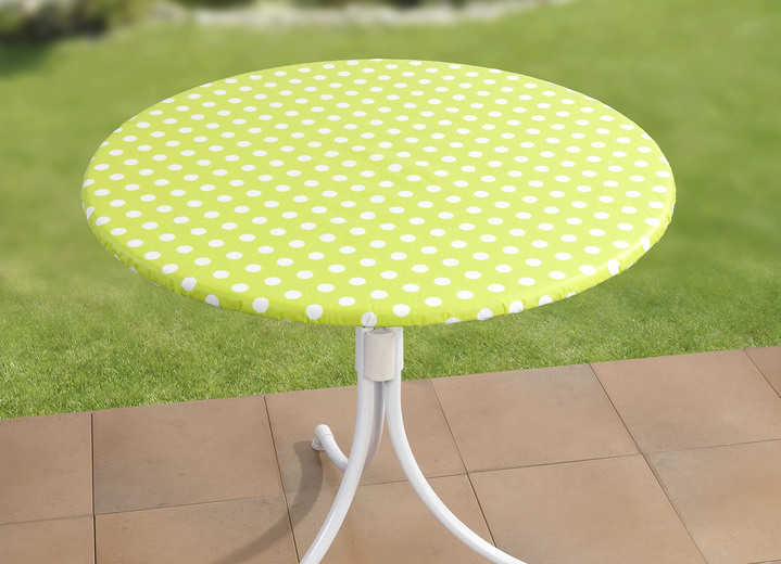 Gartentischdecken - Abwaschbare Spann-Tischdecke, in Farbe ROT Ansicht 3