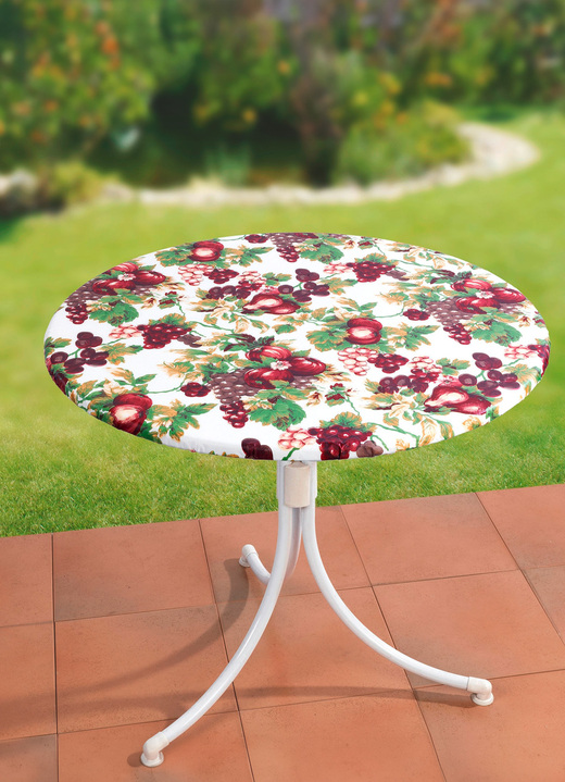 Gartentischdecken - Spann-Tischdecke aus 100% PVC, in Farbe BUNT Ansicht 2