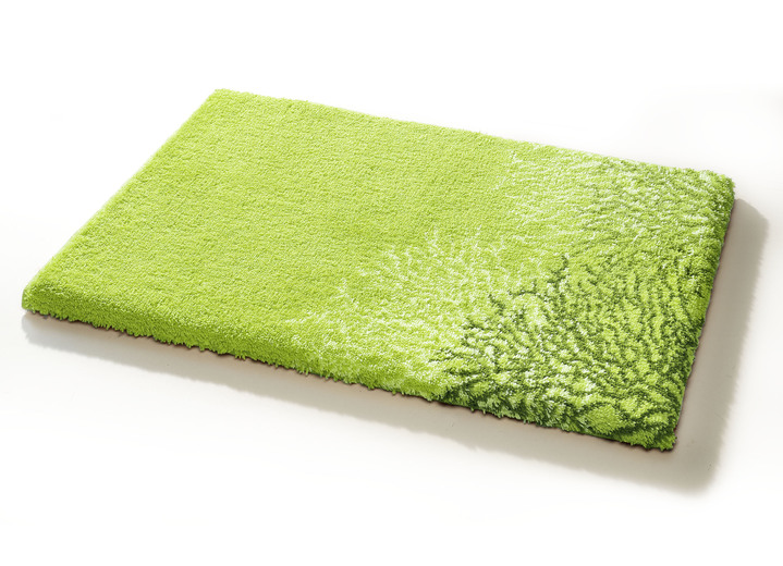 Badgarnituren - Badgarnitur von Grund, rutschhemmende Rückseite Ansicht 12 Badgarnituren - Badgarnitur von Grund, rutschhemmende Rückseite, in Größe 100 (Vorleger halbrund, 50x 80 cm) bis 112 (WC-Deckelbezug, 47x 50 cm), in Farbe GRÜN Ansicht 12