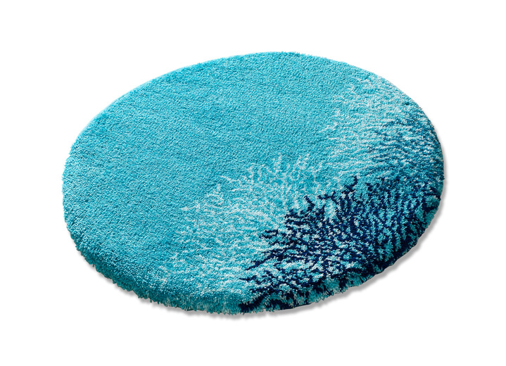 Badgarnituren - Badgarnitur von Grund, rutschhemmende Rückseite Ansicht 7 Badgarnituren - Badgarnitur von Grund, rutschhemmende Rückseite, in Größe 100 (Vorleger halbrund, 50x 80 cm) bis 112 (WC-Deckelbezug, 47x 50 cm), in Farbe GRÜN Ansicht 7