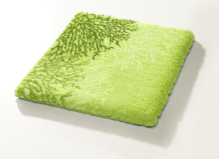 Badgarnituren - Badgarnitur von Grund, rutschhemmende Rückseite Ansicht 15 Badgarnituren - Badgarnitur von Grund, rutschhemmende Rückseite, in Größe 100 (Vorleger halbrund, 50x 80 cm) bis 112 (WC-Deckelbezug, 47x 50 cm), in Farbe GRÜN Ansicht 15