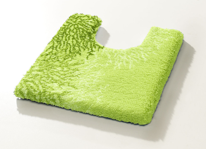 Badgarnituren - Badgarnitur von Grund, rutschhemmende Rückseite Ansicht 14 Badgarnituren - Badgarnitur von Grund, rutschhemmende Rückseite, in Größe 100 (Vorleger halbrund, 50x 80 cm) bis 112 (WC-Deckelbezug, 47x 50 cm), in Farbe GRÜN Ansicht 14