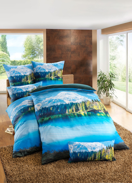 - Renforcé-Bettwäsche-Garnitur mit Reißverschluss, in Größe 111 (40x80 cm + 135x200 cm) bis 115 (80x80 cm + 155x220 cm), in Farbe MULTICOLOR Ansicht 2