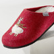 Hausschuhe - Kuschelwarme Hausschuh aus Wollfilz, in Größe 036 bis 042, in Farbe ROT – Farbe ROT – Ansicht 1