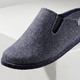 Hausschuhe - Herren-Hausschuh aus  Wollfilz – Farbe JEANSBLAU Hausschuhe - Herren-Hausschuh aus  Wollfilz, in Größe 039 bis 046, in Farbe JEANSBLAU