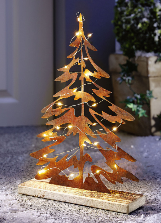 - Baum Anton aus gerostetem Stahlblech, in Farbe BRAUN Ansicht 2