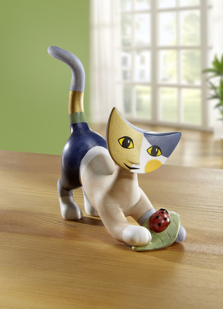 Goebel Katze aus hochwertigem Porzellan