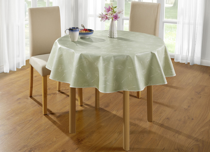 Gartentischdecken - Wachstuch-Tischdecke mit Pusteblumen-Motiv, in Größe 108 (Tischdecke, 80/ 80 cm) bis 190 (Tischdecke oval, 140/190 cm), in Farbe ROSÉ Ansicht 2