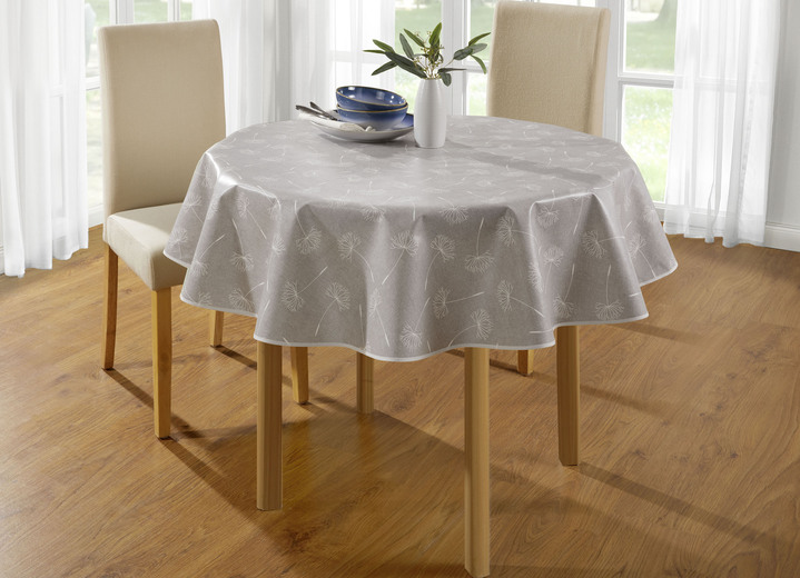 Gartentischdecken - Wachstuch-Tischdecke mit Pusteblumen-Motiv, in Größe 108 (Tischdecke, 80/ 80 cm) bis 190 (Tischdecke oval, 140/190 cm), in Farbe ROSÉ Ansicht 4