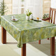 Gartentischdecken - Wachstuch-Tischdecke mit Blätter-Motiv – Farbe GRÜN – Ansicht 1 Gartentischdecken - Wachstuch-Tischdecke mit Blätter-Motiv, in Größe 108 (Tischdecke, 80x 80 cm) bis 190 (Tischdecke oval, 140x190 cm), in Farbe TERRA – Farbe GRÜN – Ansicht 1