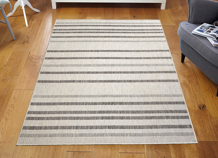 Modern - Brücken und Teppiche für den Innen- und Außenbereich, in Größe 111 (Brücke, 60x110 cm) bis 113 (Brücke, 80x150 cm), in Farbe HELLGRAU Ansicht 2