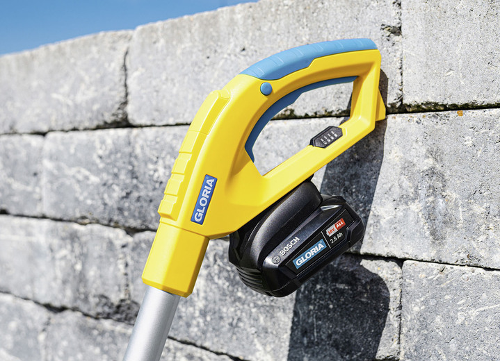 Gartenpflege - Gloria FineCut Akku-Einhandmäher, in Farbe GELB-BLAU Ansicht 4