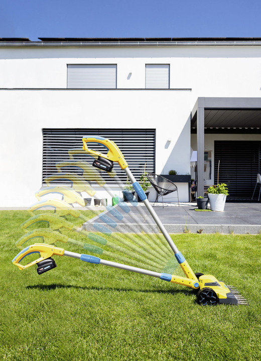 Gartenpflege - Gloria FineCut Akku-Einhandmäher, in Farbe GELB-BLAU Ansicht 6
