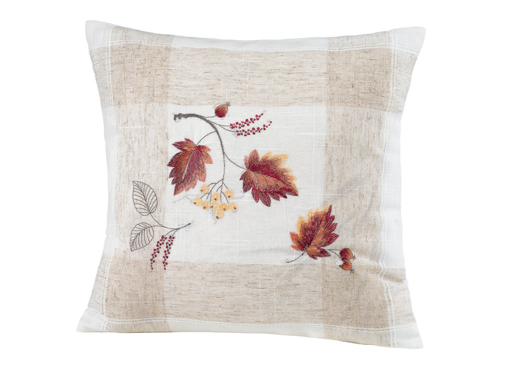 Heimtextilien - Bestickte Tisch- und Raumdekoration, in Größe 101 (Deckchen, 35x 50 cm) bis 404 (Kissenbezug, 40x 40 cm), in Farbe SEKT-BUNT Ansicht 4